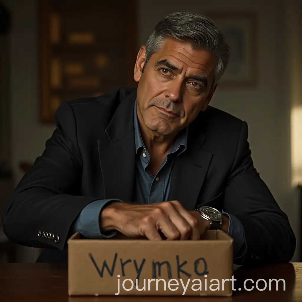 Sad-George-Clooney-Trapped-in-a-Box