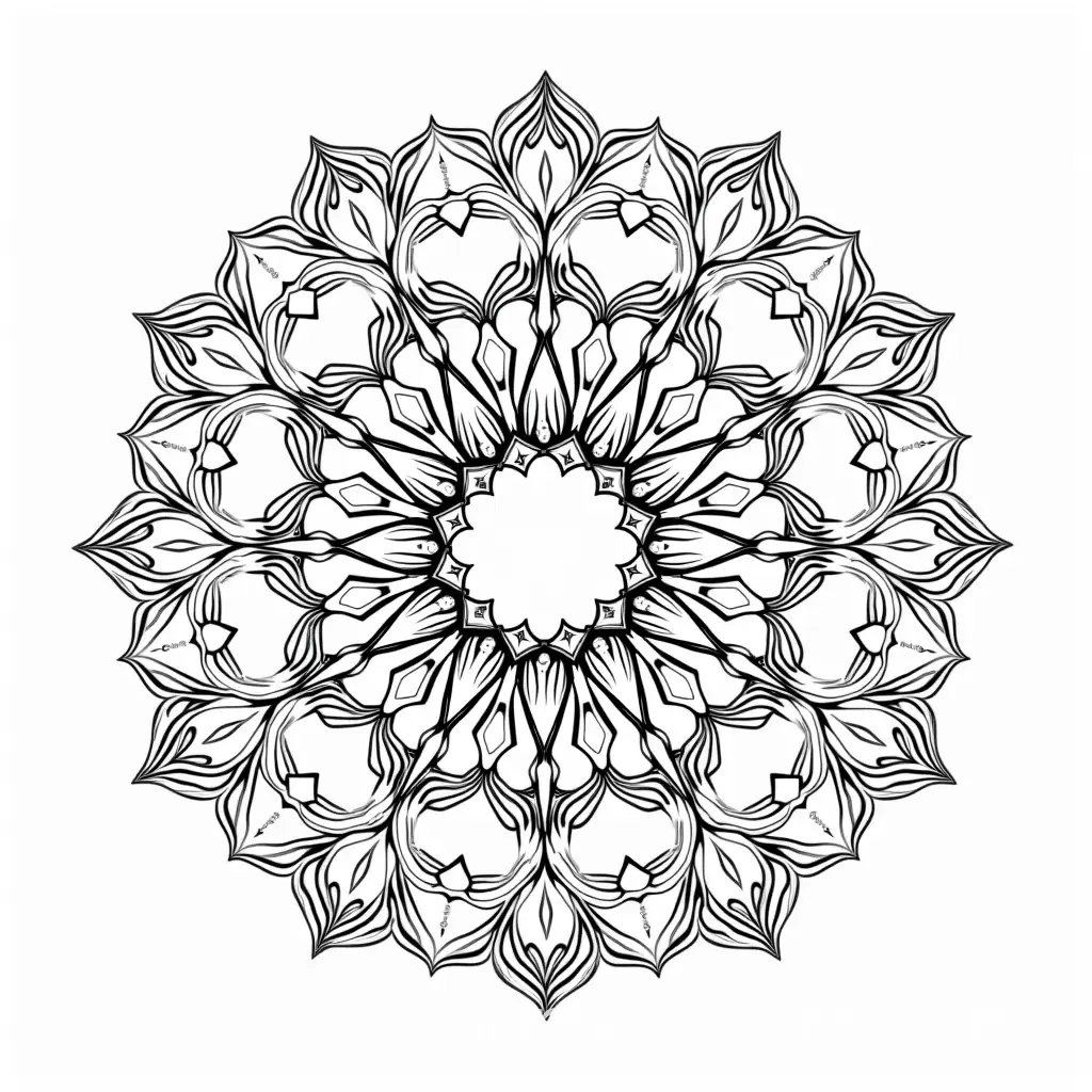 Zen-Mandala-Colouring-Pages-for-Relaxation-and-Serenity