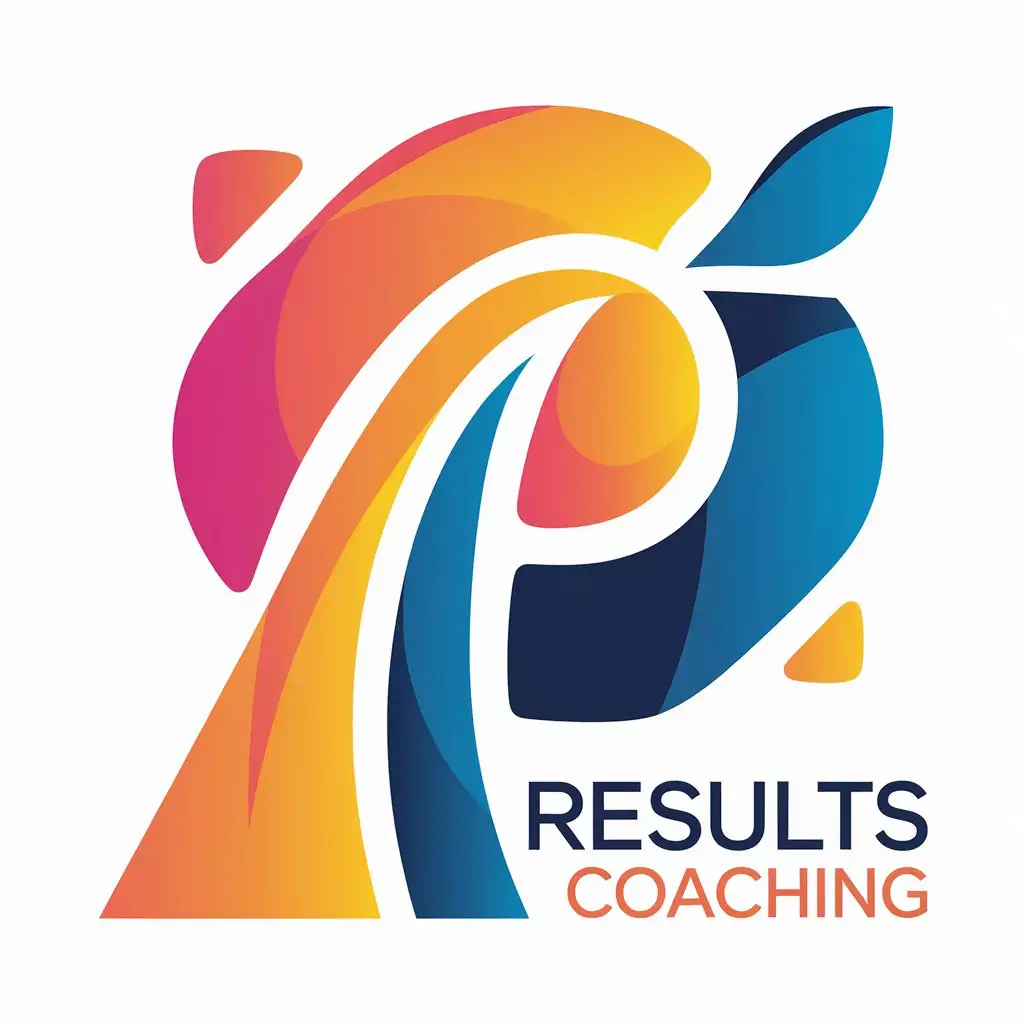 LOGO Design for Results Coaching Modern and Sleek Icon of Growth and Education