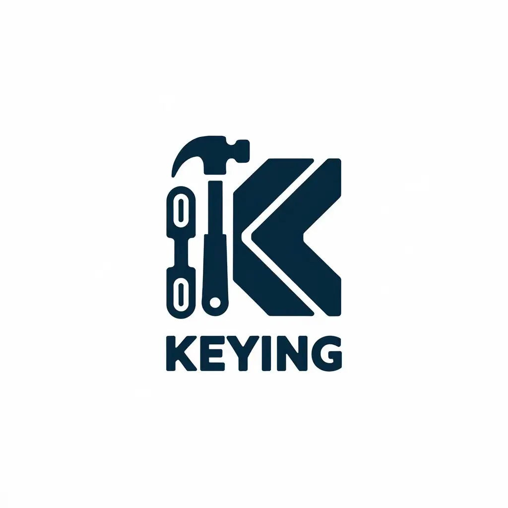 LOGO Design for Keying Tools Themed with Moderate Style and Clear Background