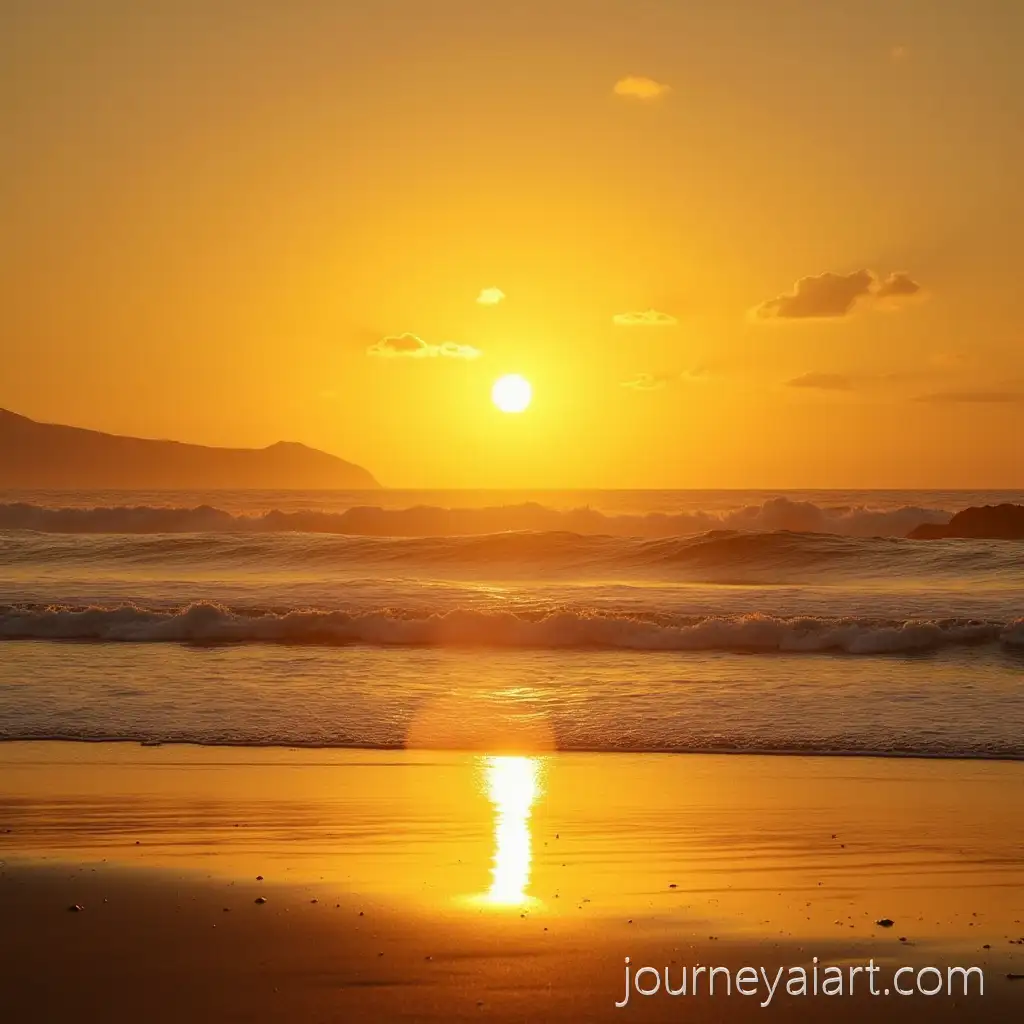 Stunning-Yellow-BeachYellow-beach-sunset-at-Sunset-with-Vibrant-Skies