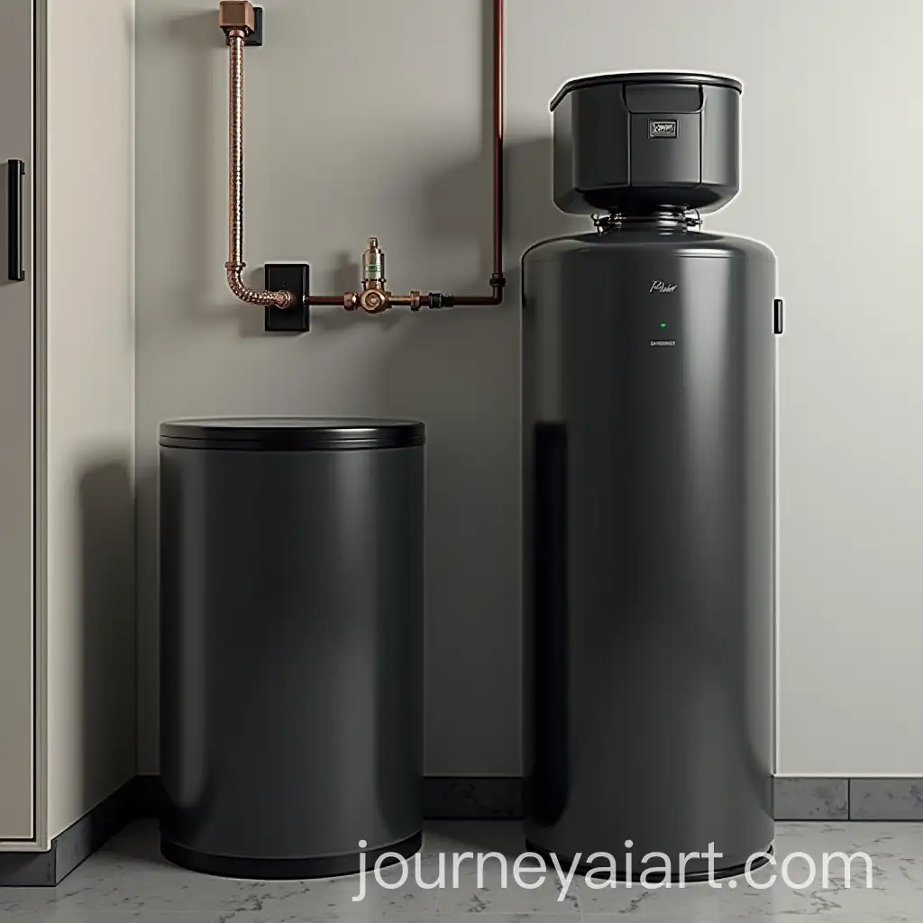 Tankless-Water-Heater-and-Water-Softener-in-Home-Utility-Room