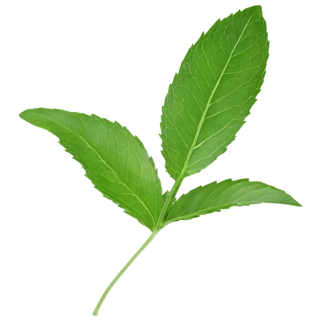 One-Peppermint-Leaf-PNG-Image-for-Clean-and-Crisp-Visuals