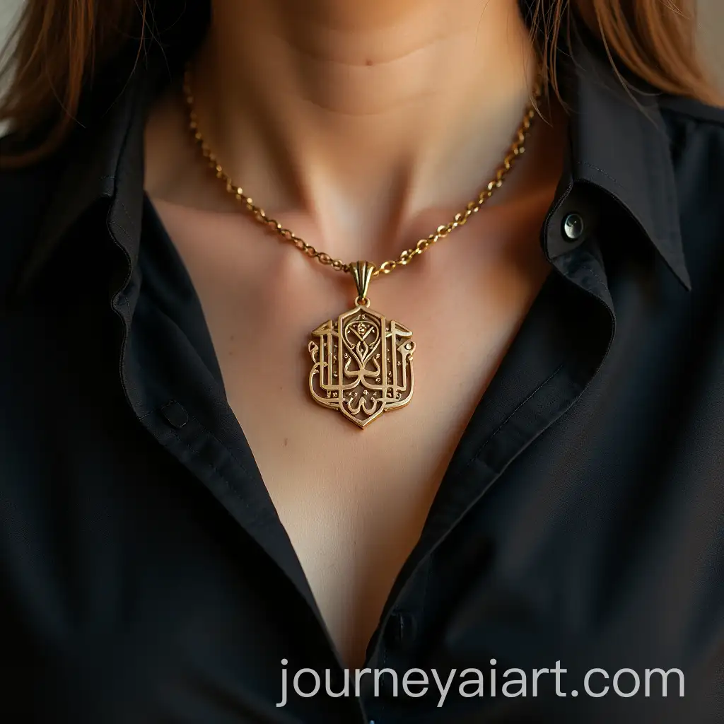 Arabic-Necklace-Named-Marya-with-Intricate-Design
