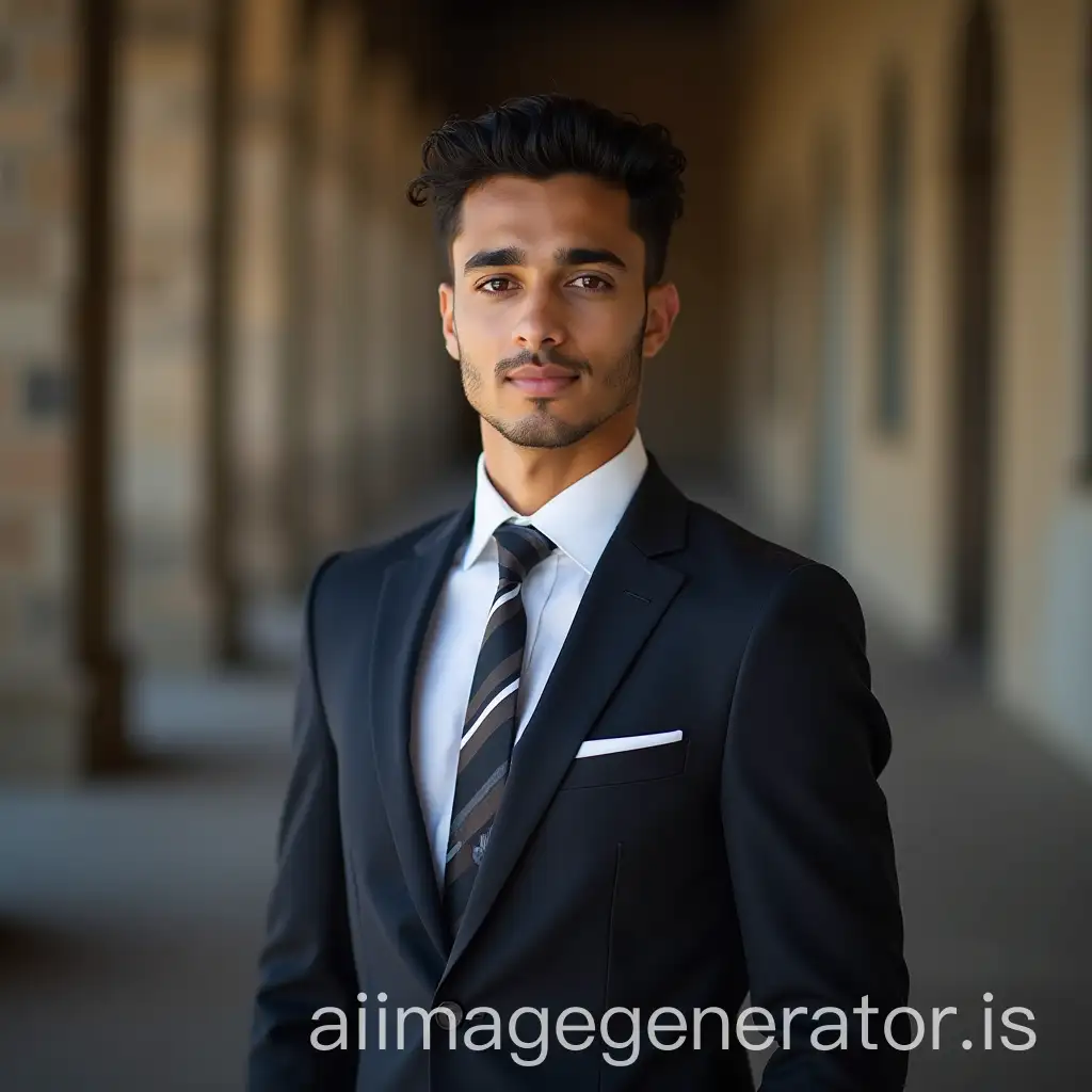 25YearOld-Yemeni-Man-in-Formal-Attire-Posing-for-LinkedIn-Profile-Picture