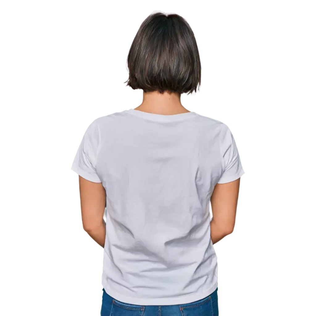 Stylish-Female-Back-View-PNG-Mockup-ZoomedIn-White-TShirt-Design-Showcase