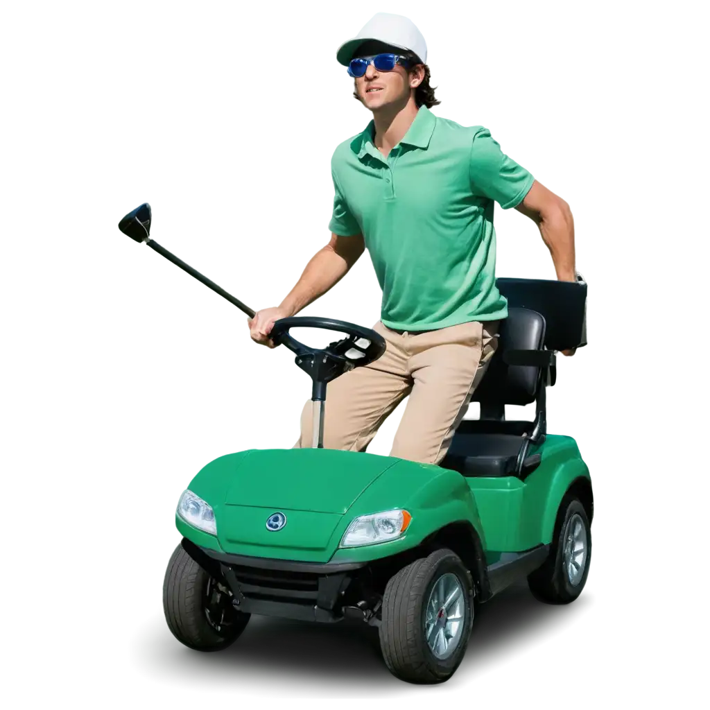 Dynamic-Golfer-MidSwing-on-Pristine-Green-PNG-Image