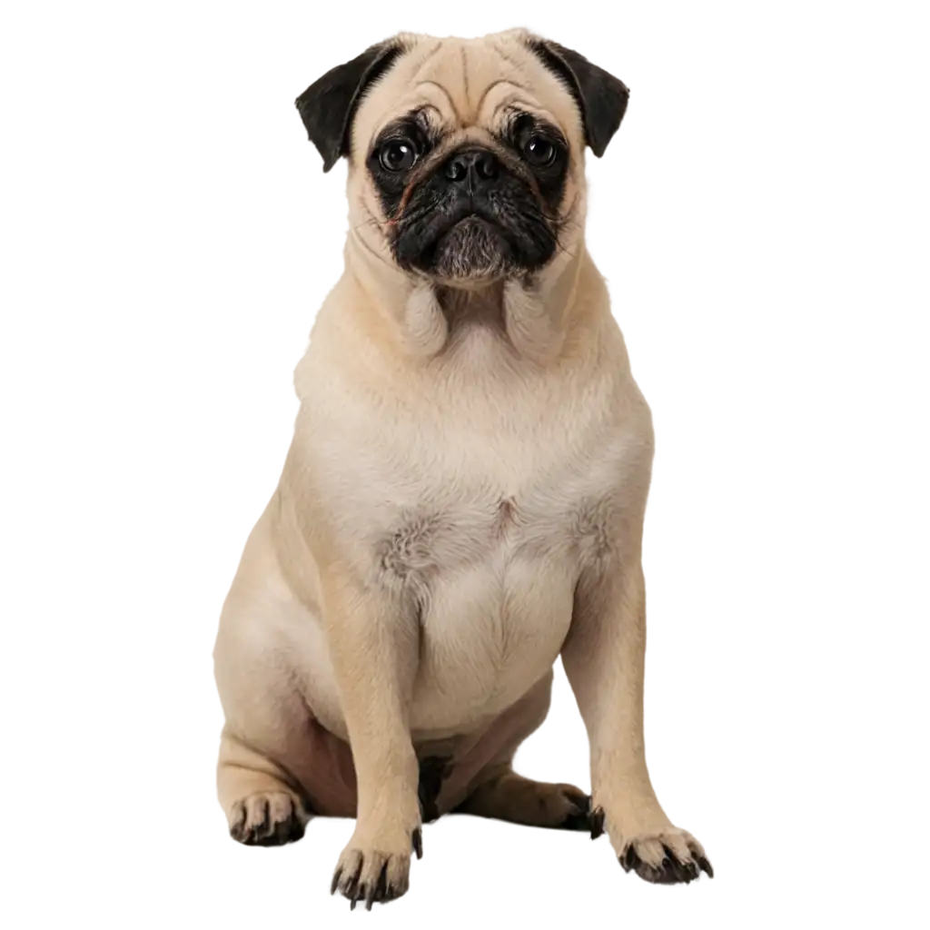 AdorablePNG-Image-Usage-Scenarios-Pug-Dog-PNG-Image-for-Creative-Projects-HighQuality-Clarity-and-Versatility
