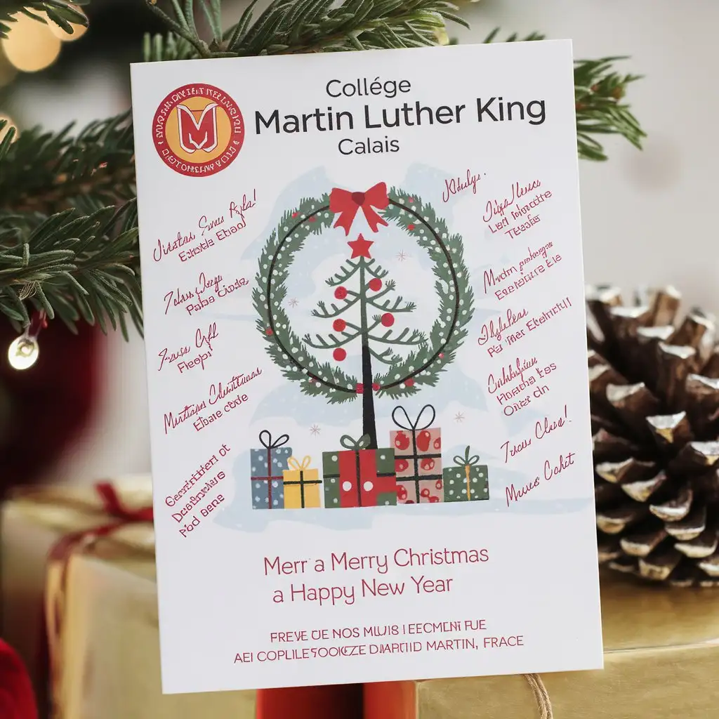 New-Year-Card-Featuring-College-Student-and-Martin-Luther-King-in-Calais