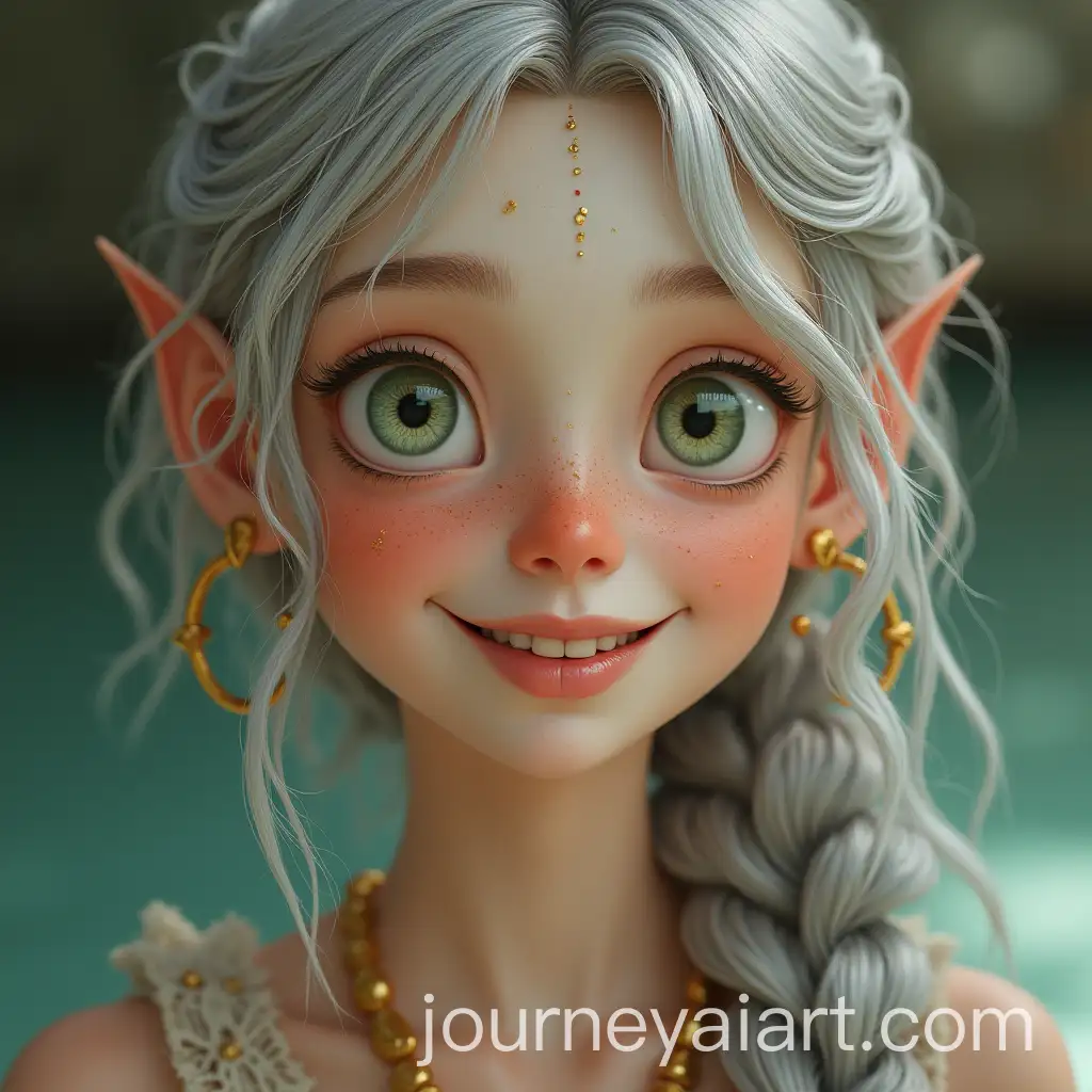 Mischievous-Fairy-with-Silver-Hair-and-Gold-Freckles