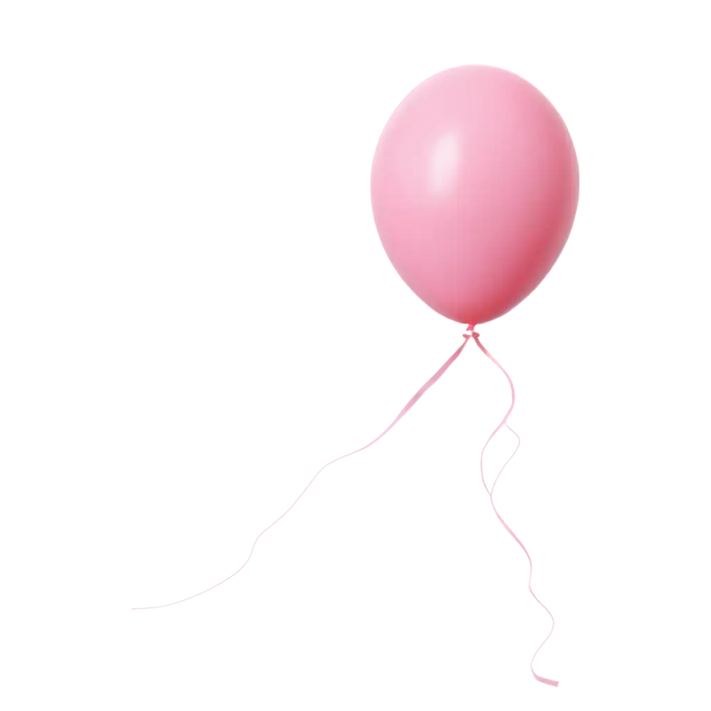 HighQuality-PNG-Image-of-a-Realistic-Single-Pink-Balloon