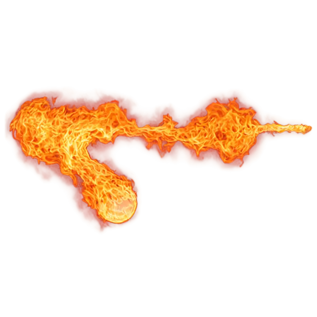 Flaming-Ball-Outline-PNG-Image-HighQuality-Transparent-Design-for-Versatile-Use