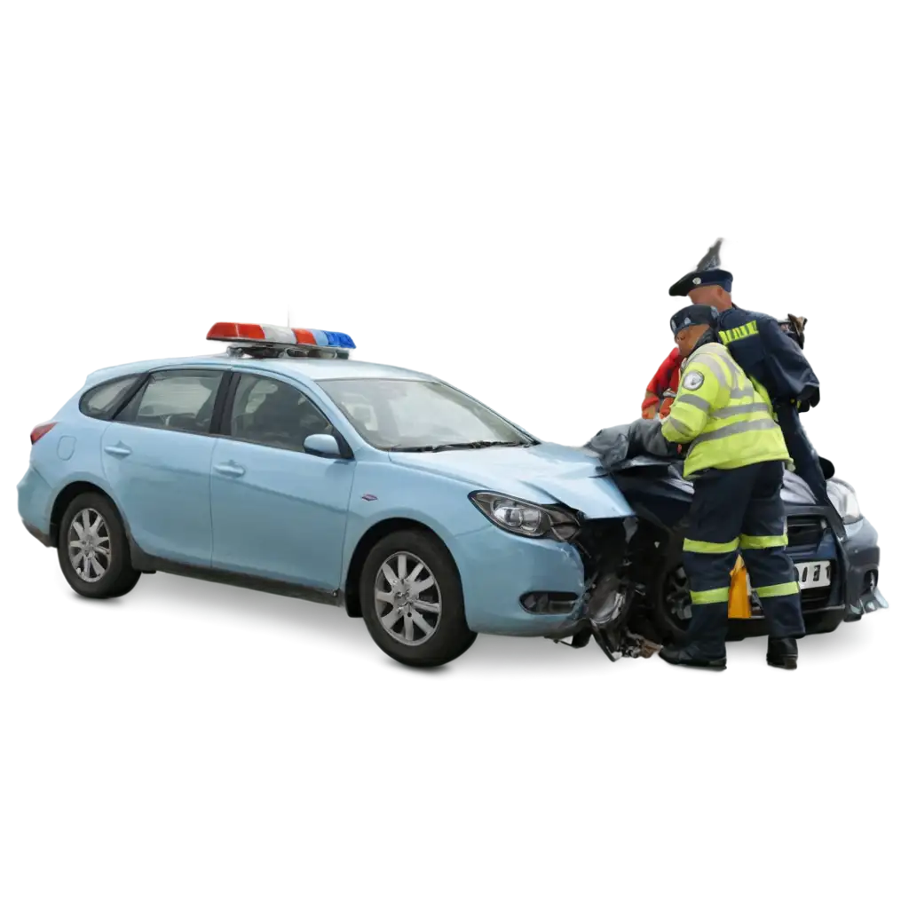 Car-Accident-on-Road-PNG-Image-Police-Asking-for-Bima-HighQuality-Clear-Visual-for-Legal-and-Emergency-Use