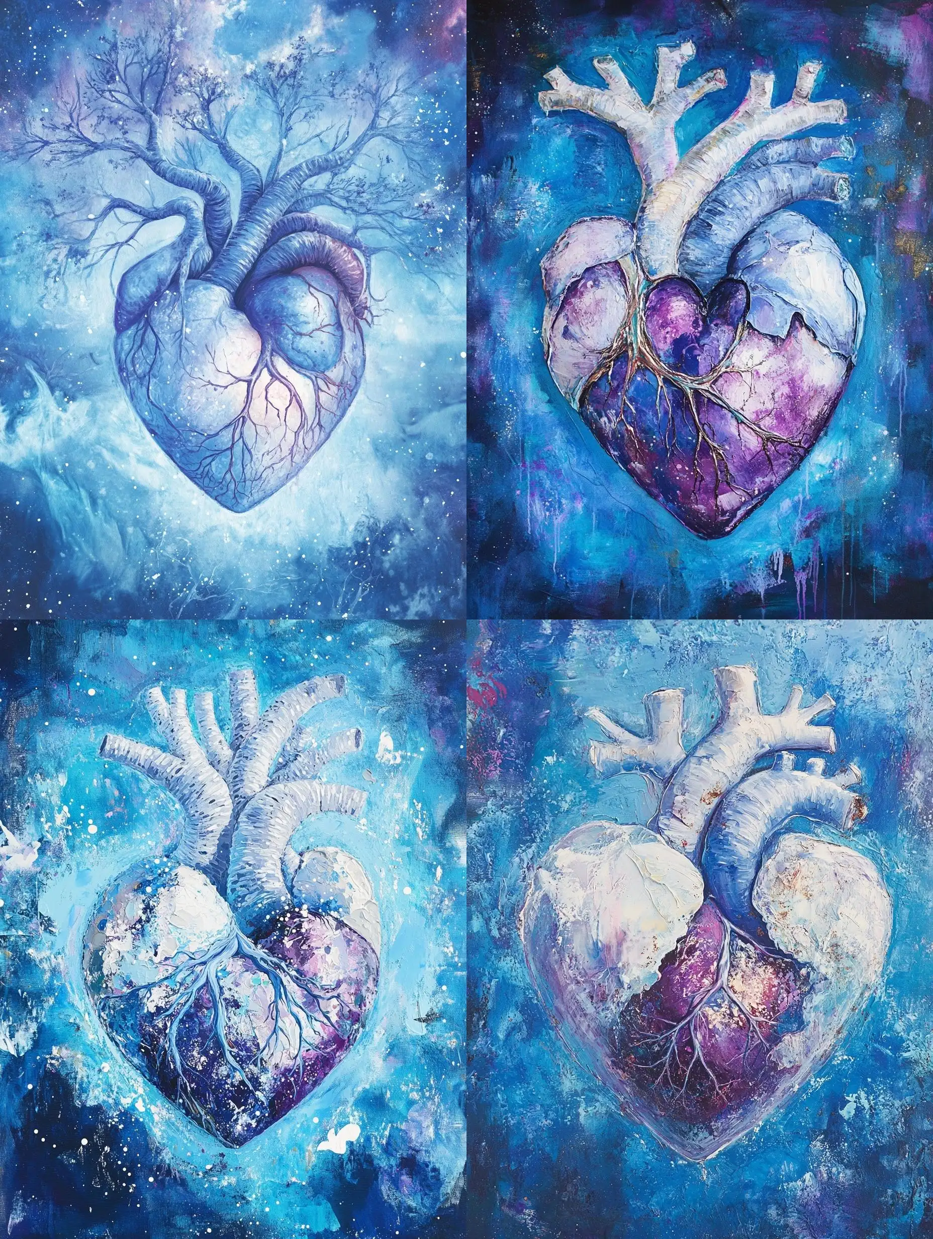 Healed-Heart-on-Cosmos-Background-in-Shades-of-Blue-White-Silver-Purple-and-Lavender