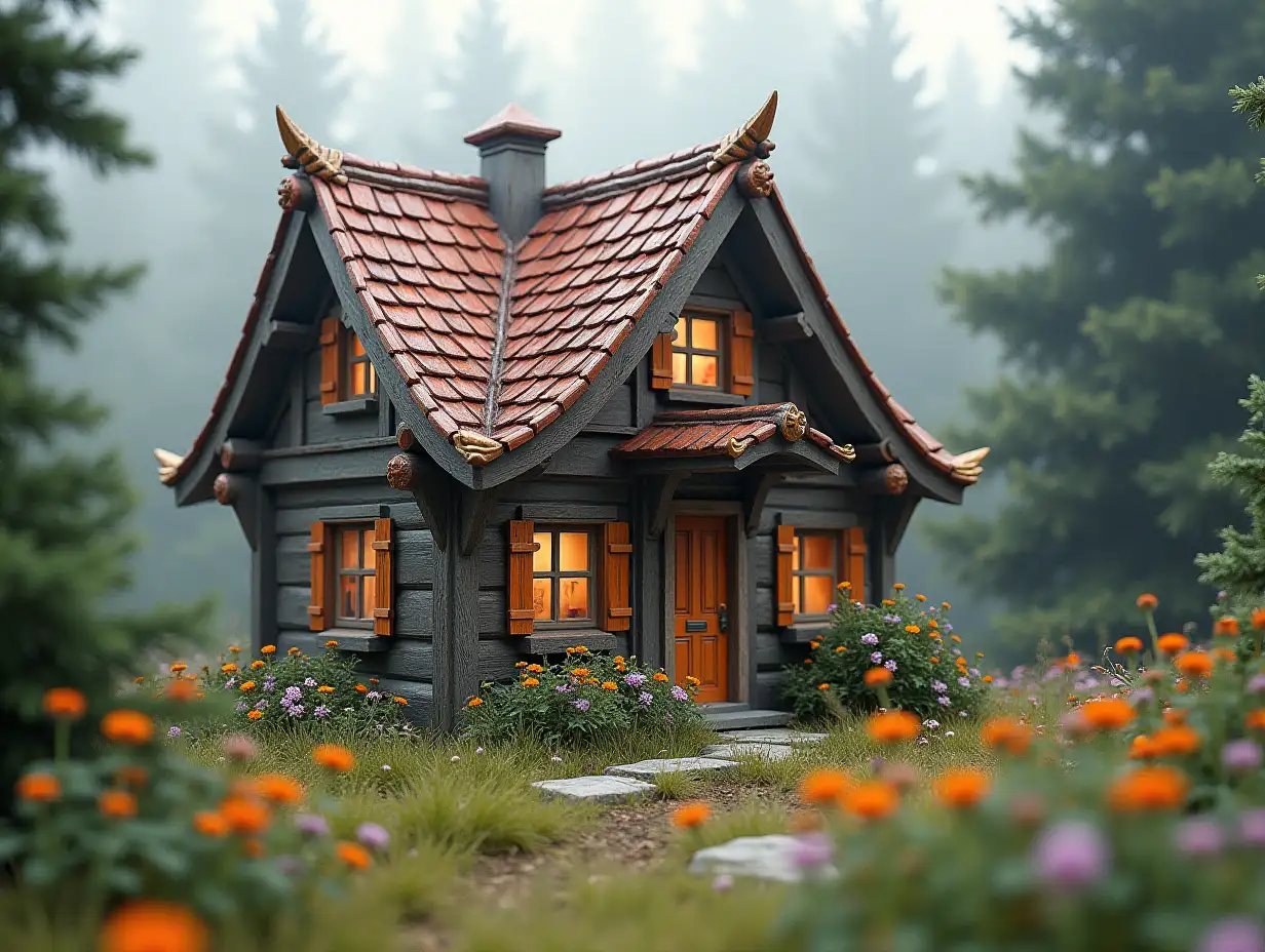 A small beautiful house