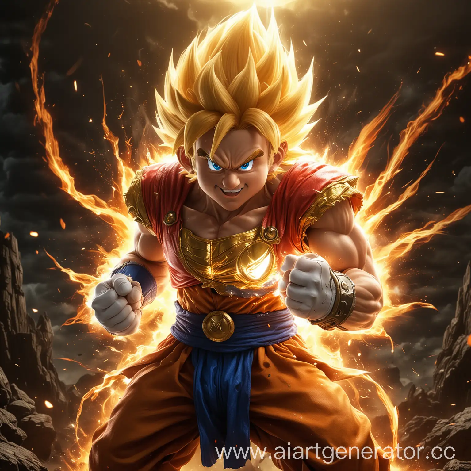 Super-Mario-as-a-Super-Saiyan-with-Glowing-Golden-Hair-and-Dynamic-Dragon-Ball-Z-Style-Background