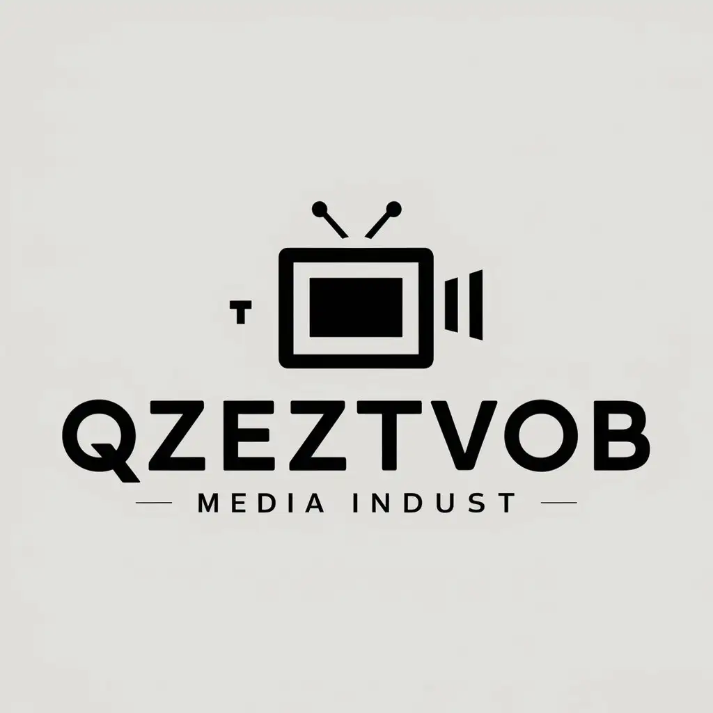 LOGO-Design-For-QZEZTVOB-TelevisionCamera-Symbol-for-Media-Industry