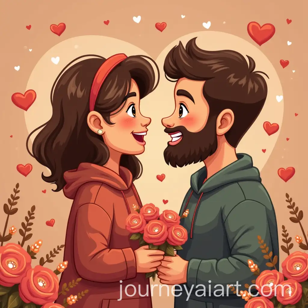 Romantic-Love-Message-to-Wife-in-HeartShaped-Design