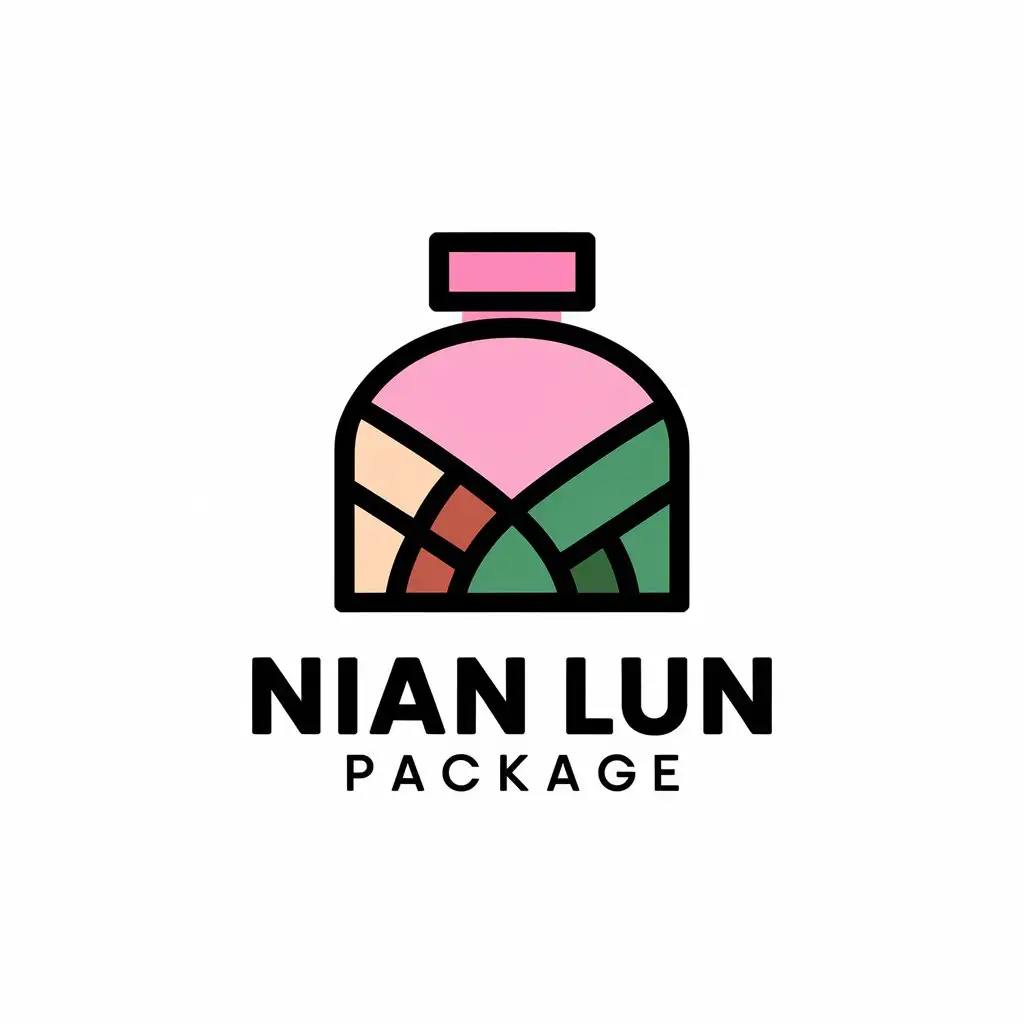 LOGO Design for Nian Lun Package Cosmetics Theme with Minimalist Style for Retail Industry