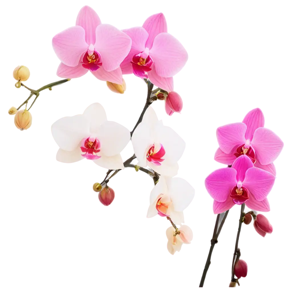 Beautiful-Pink-and-White-Orchids-PNG-Image-Capturing-Natures-Elegance-in-High-Quality