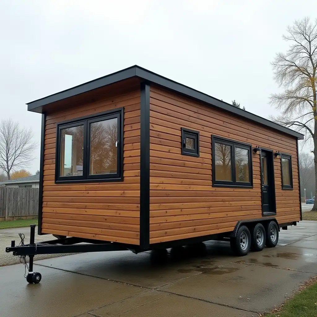 Sleek-and-Compact-Portable-Tiny-House-with-Large-Window-and-Pitched-Roof