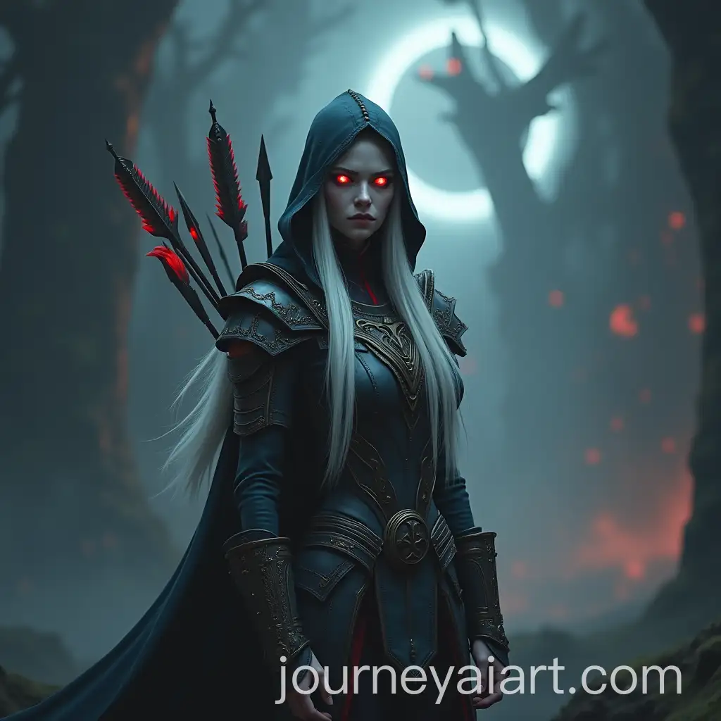 Sylvanas-Windrunner-in-Cinematic-Fantasy-Scene-with-Shadow-Magic-and-Spectral-Arrows