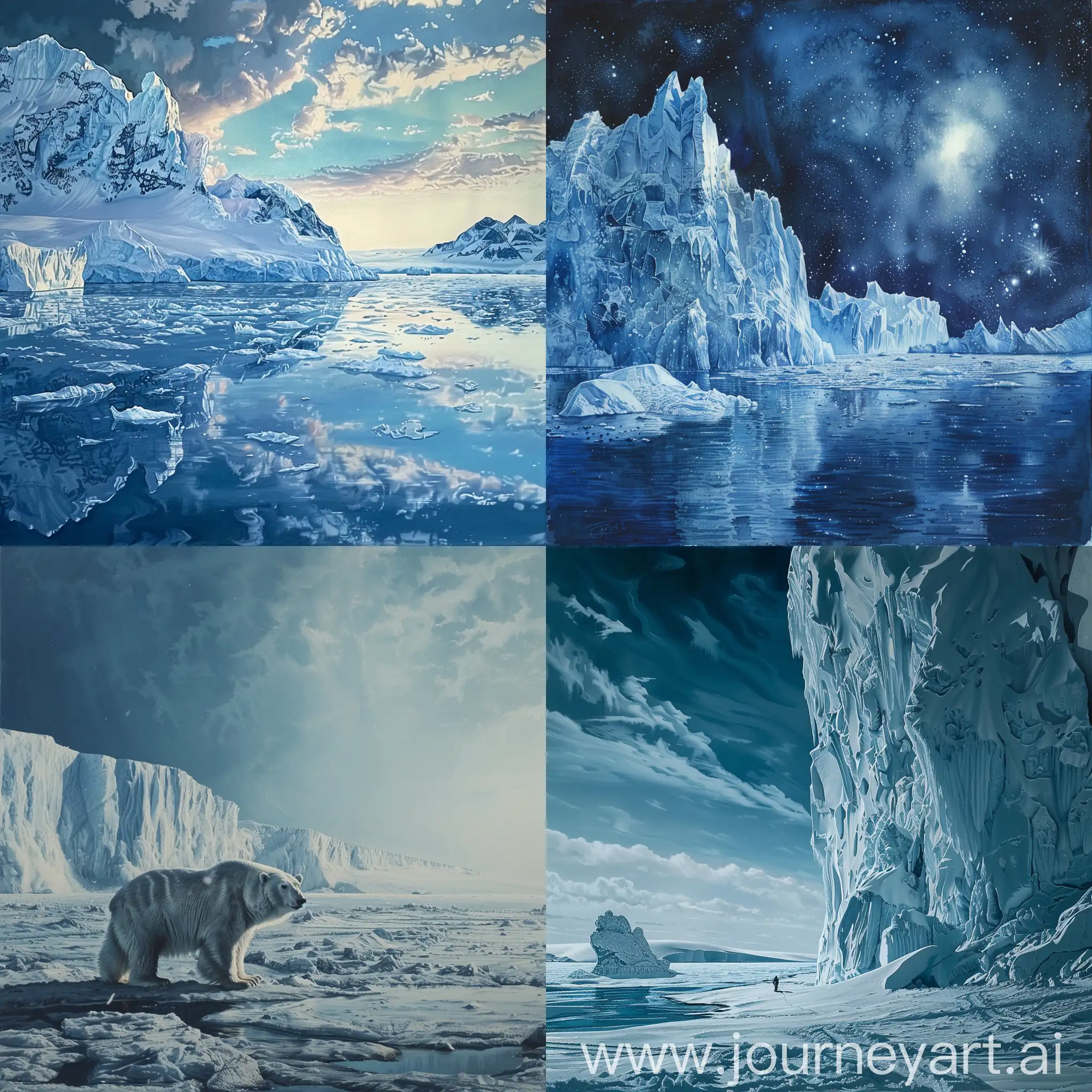 Arctic-Painting-Contest-with-10-Artists-Creating-Polar-Scenes