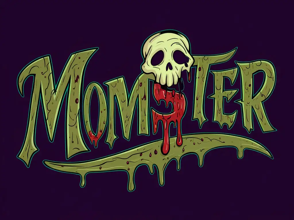 Spooky Momster Halloween Sweatshirt Design