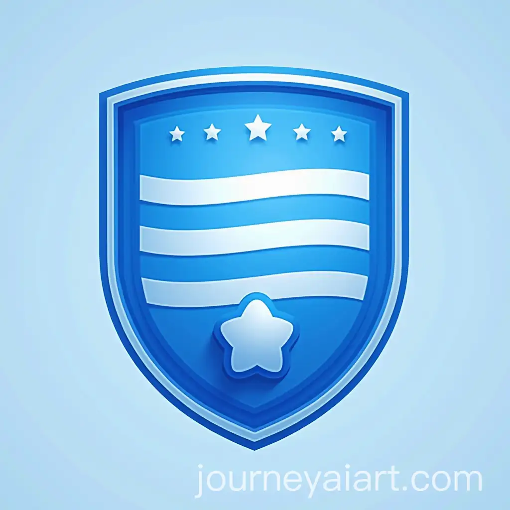 Soccer-Club-Logo-for-Software-Engineering-Department-with-Blue-and-White-Stripes