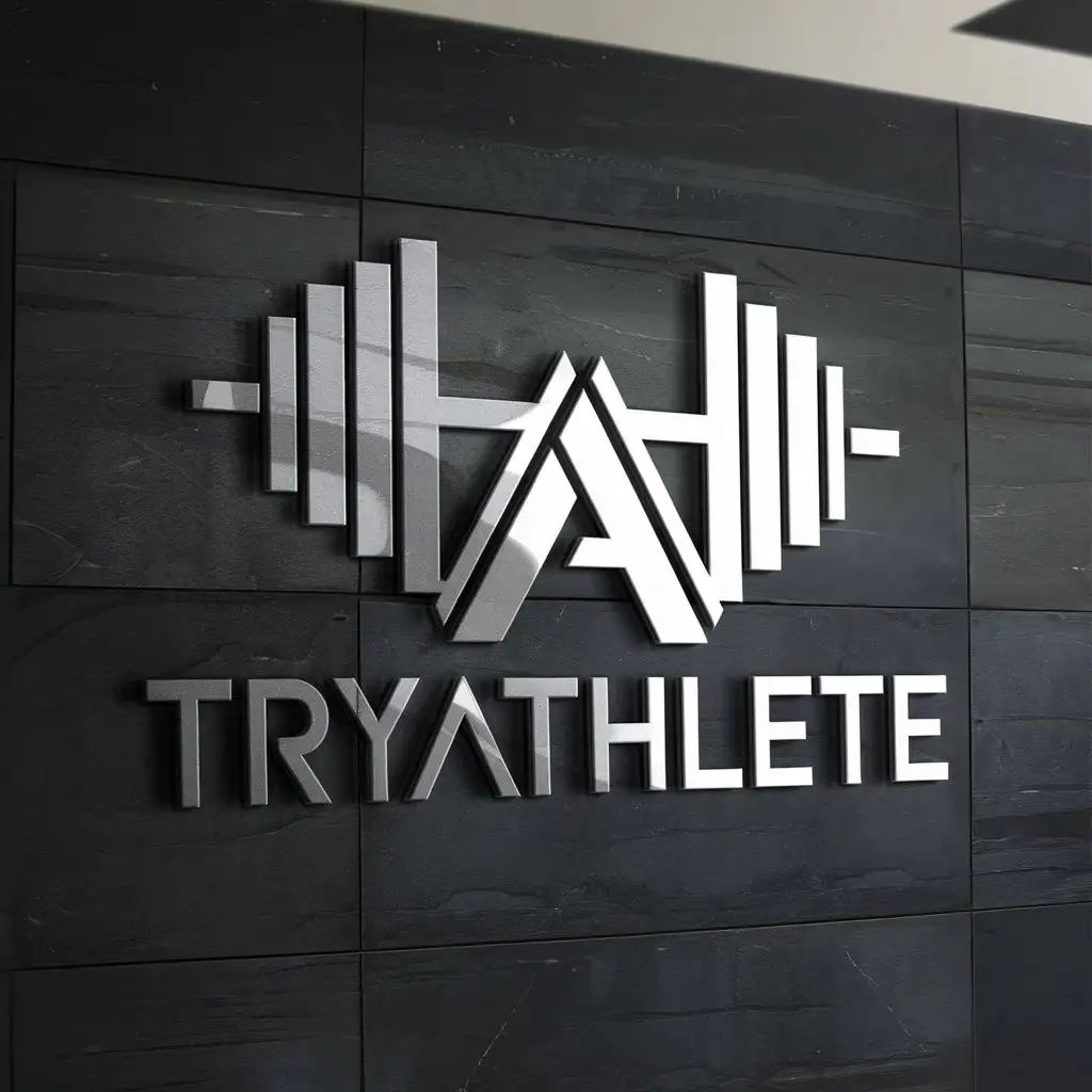 LOGO Design for TryAthlete Modern and Sleek Gym Logo with Bold and Vibrant Colors