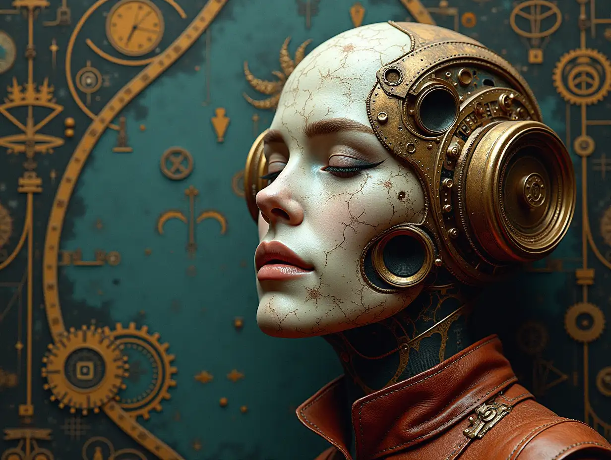 Surrealistic questions for the artificial unconscious of Steampunk