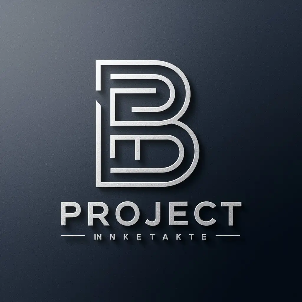 a vector logo design,with the text "B，12", main symbol:project,Moderate,be used in Internet industry,clear background