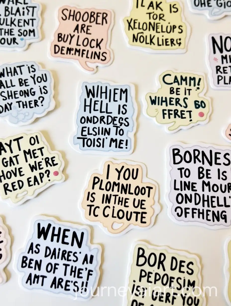 Stickers-Featuring-Funny-Clever-orAI-Image-Prompt-Expansion-Deep-Quotes-for-Creative-Expression