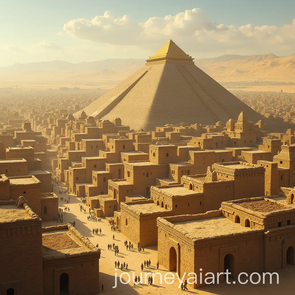 Bustling-Sumerian-City-in-Ancient-Mesopotamia-with-Ziggurat-and-Marketplaces