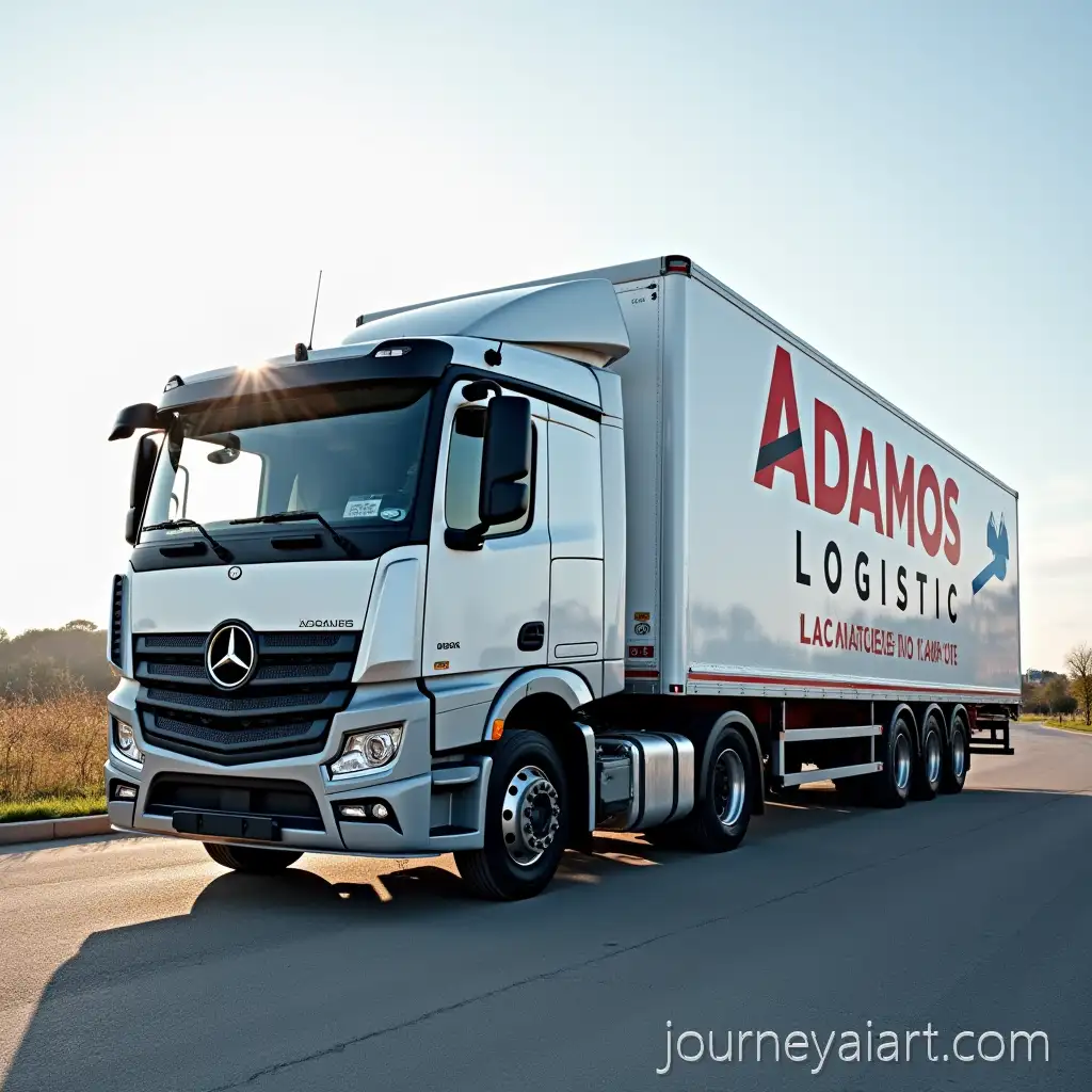 Adamos-Logistic-Company-Truck-in-Urban-Setting