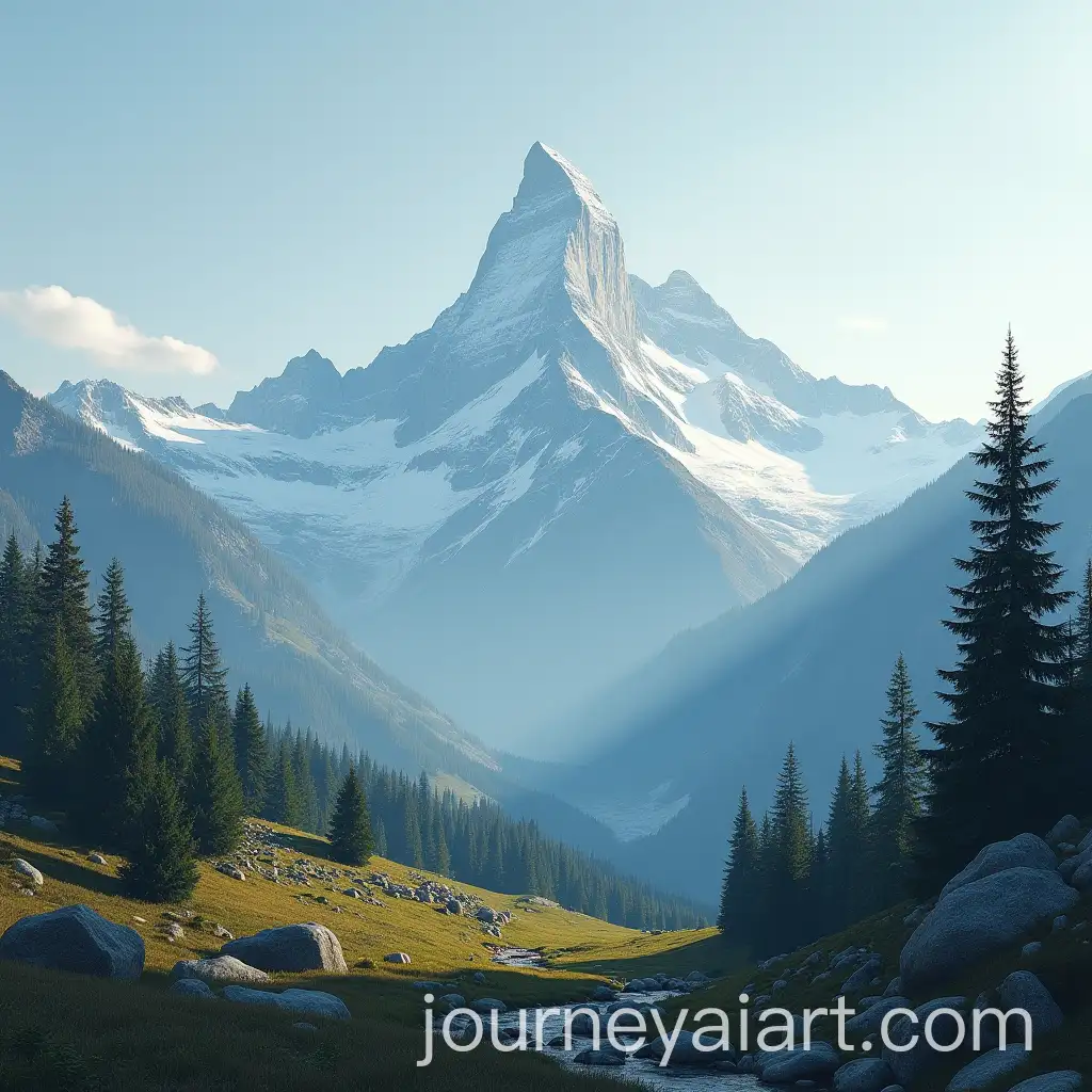 Majestic-Mountain-Landscape-with-Clear-Skies