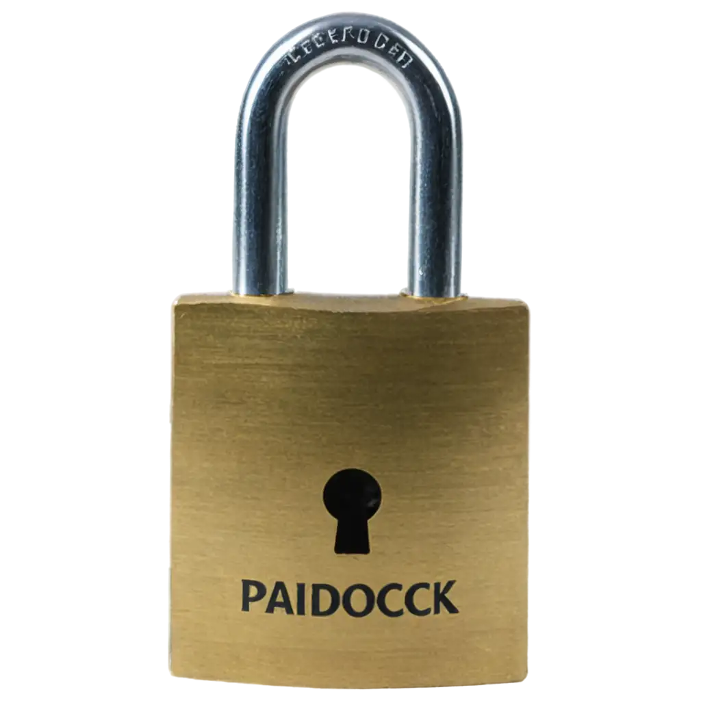 HighQuality-Padlock-PNG-Image-for-Versatile-Digital-Use