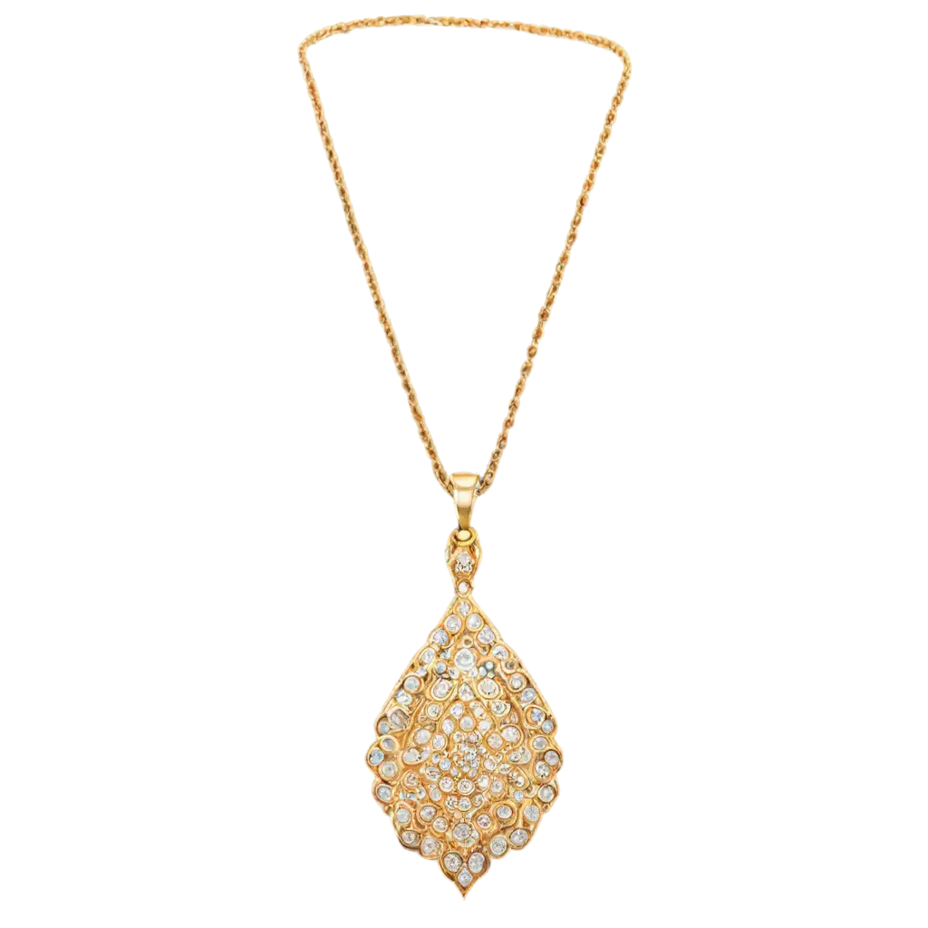 Gold-Gorgeous-Necklace-PNG-Image-HighQuality-Transparent-Artwork-for-Jewelry-Designs