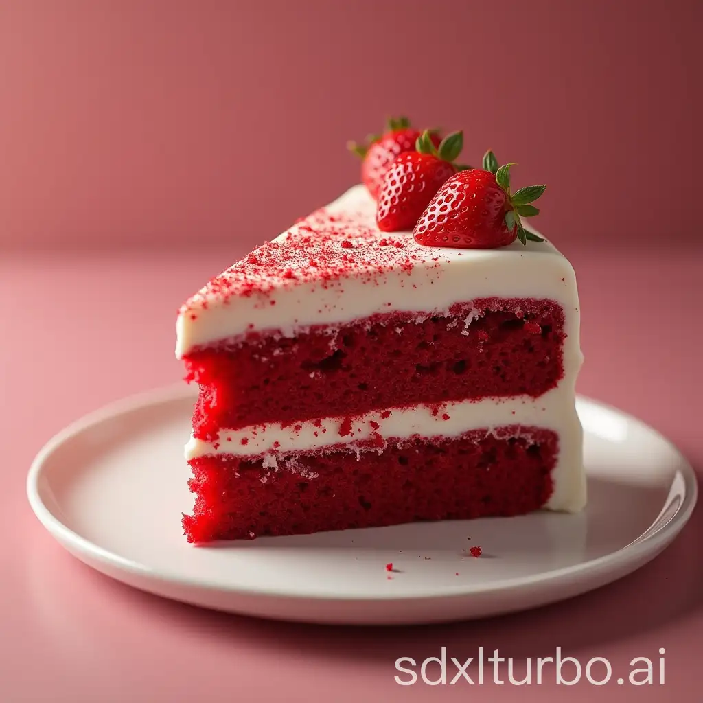 Decadent-Slice-of-Red-Velvet-Cake-with-Cream-Cheese-Frosting