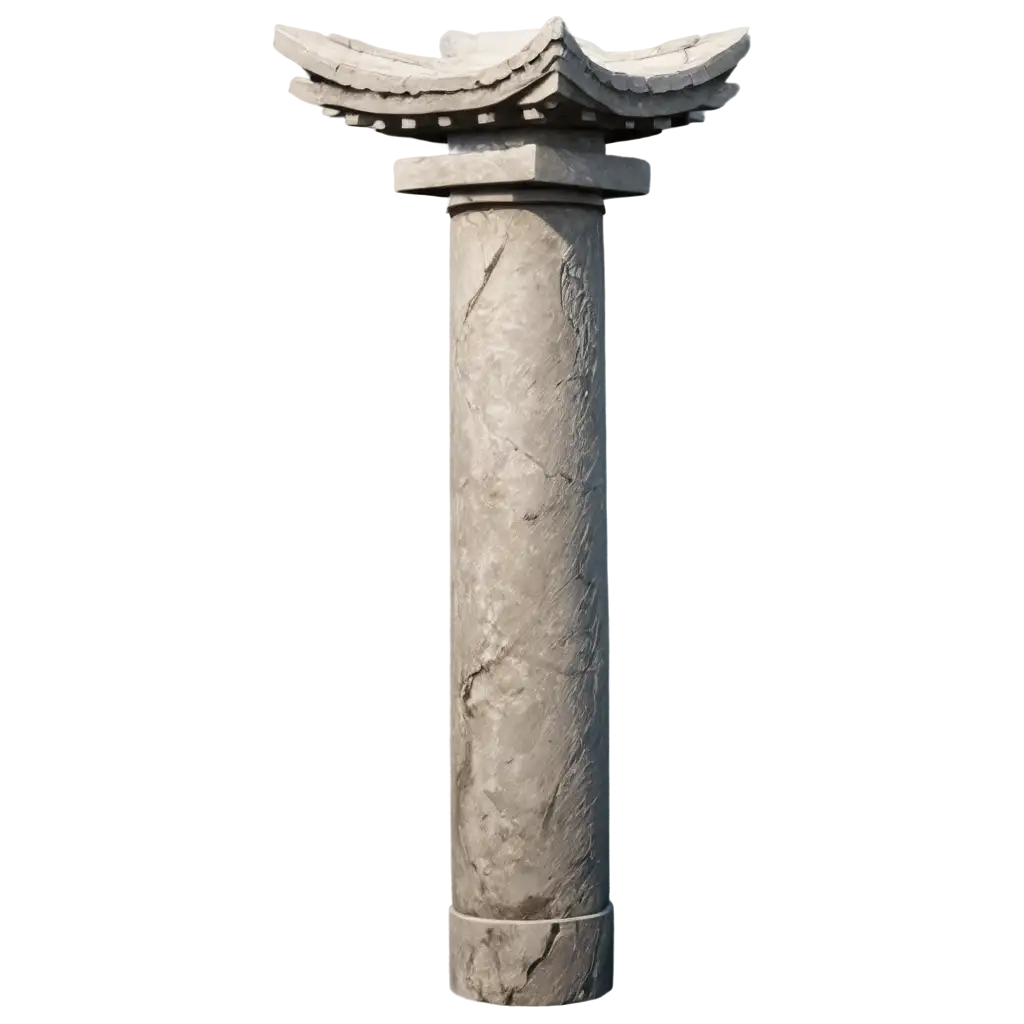 Ancient-Chinese-Stone-Pillar-PNG-Image-HighQuality-Transparent-Format-for-Timeless-Historical-Depictions