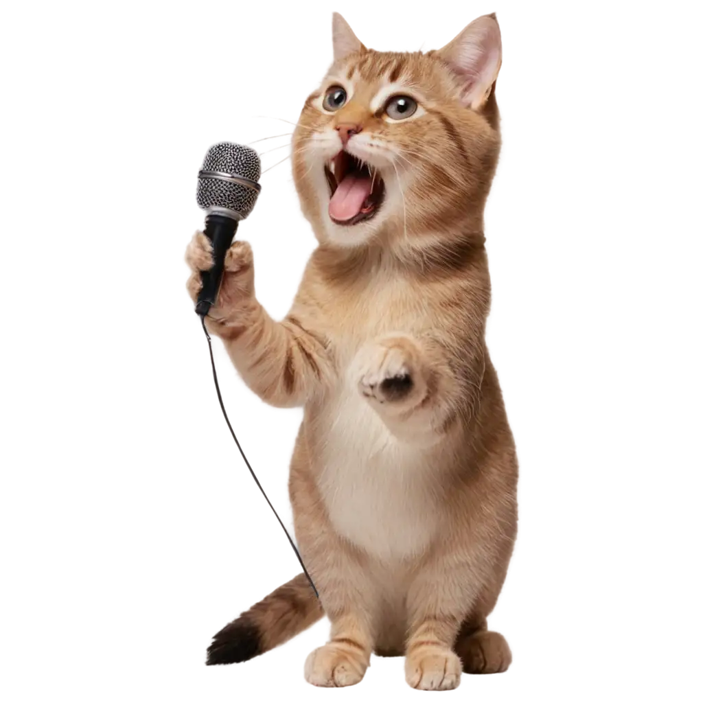 cat sings