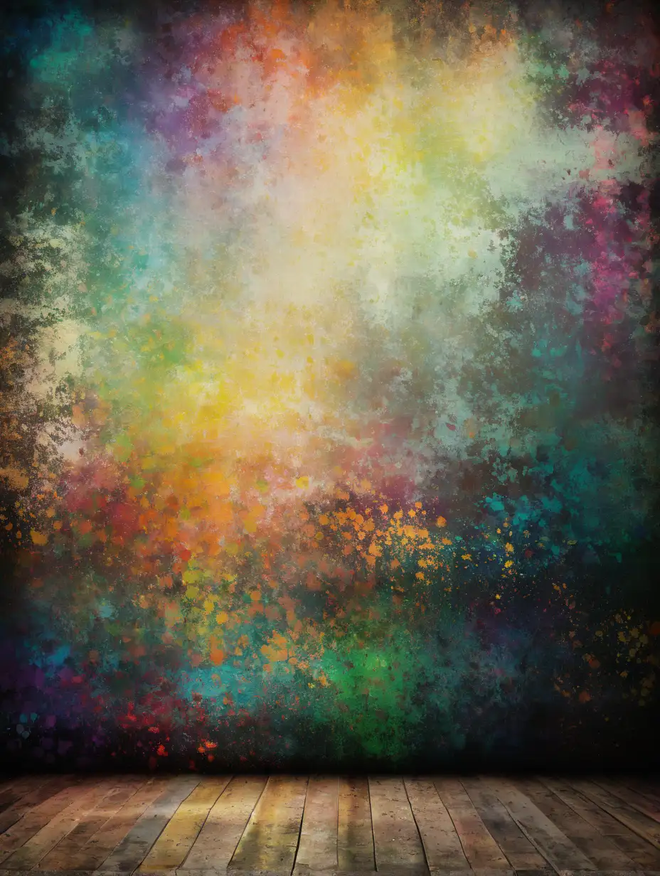 Multicolored Textured Grunge Digital Photography Background