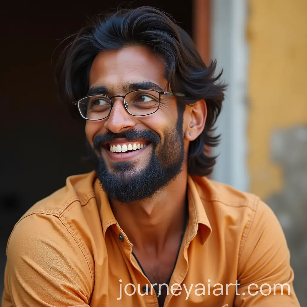 Happy-Indian-Man-Smiling-Outdoors-in-Traditional-Attire