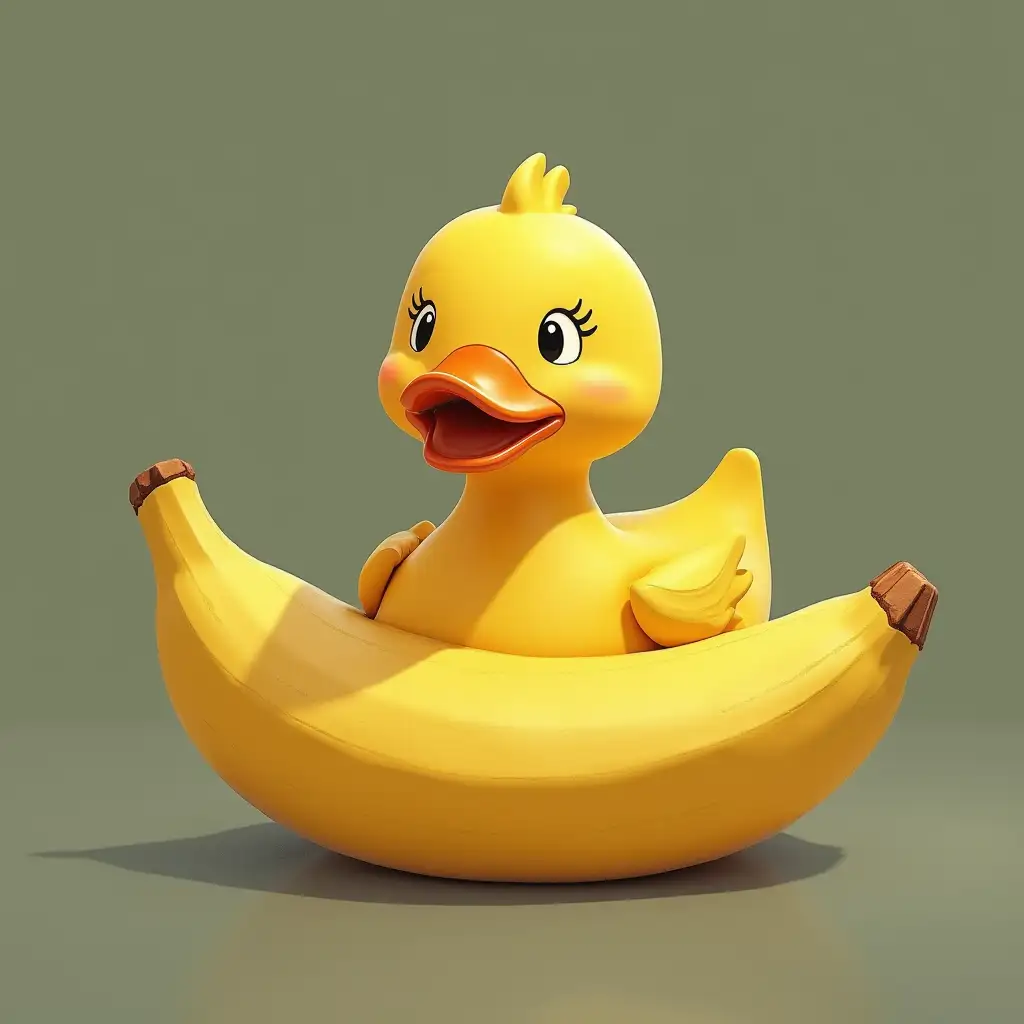 banana turn into duck