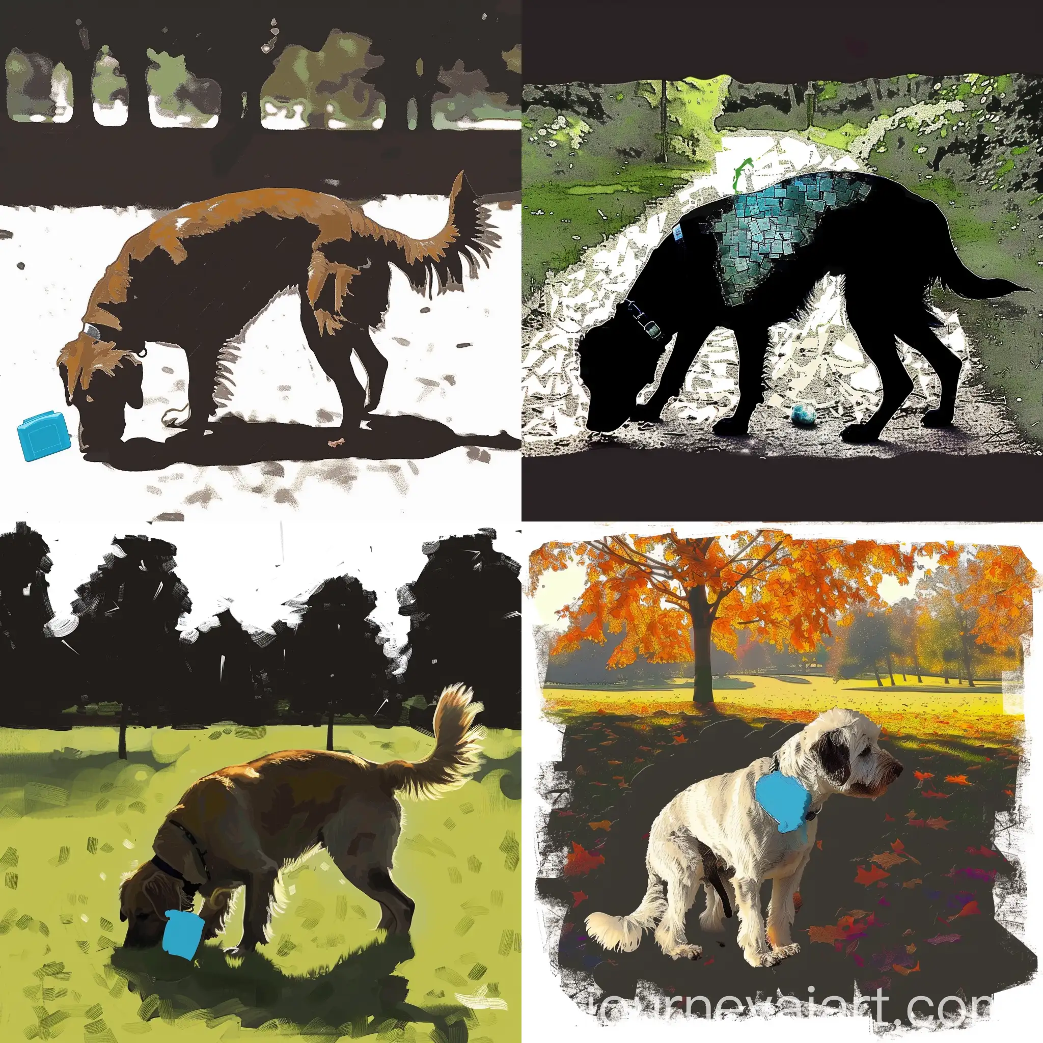 Dog-Pooping-in-Park-Scene
