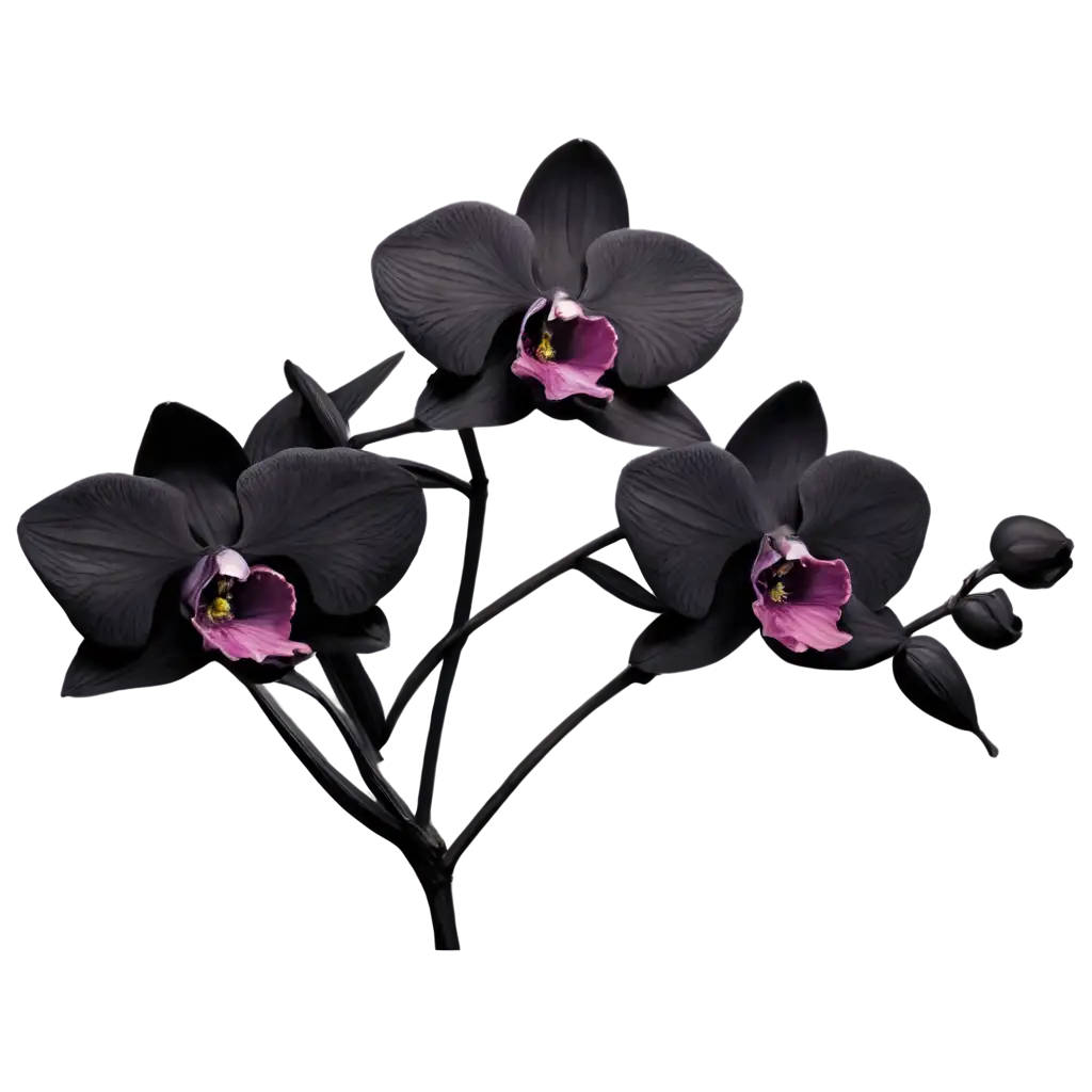 Black-Orchid-PNG-Image-HighQualityPNG-Image-Usage-Analysis-Transparent-Artwork-for-Your-Creative-Projects