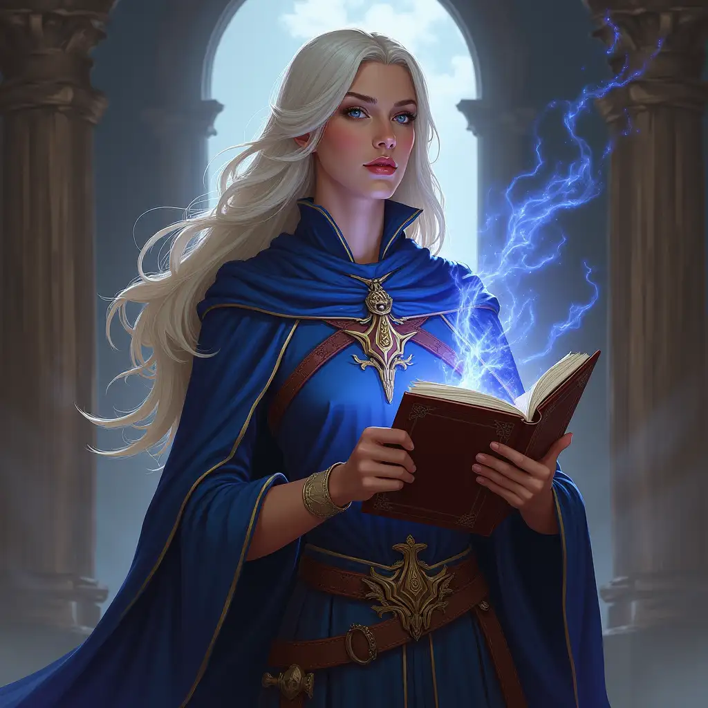 Arcanist Allura Vysoren Master of Arcana in a Mystical Realm