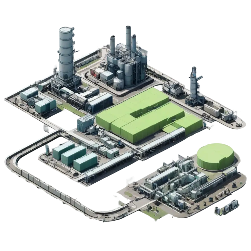 A symbolic image representing industry and technology (e.g., a factory with a modern, high-tech look)