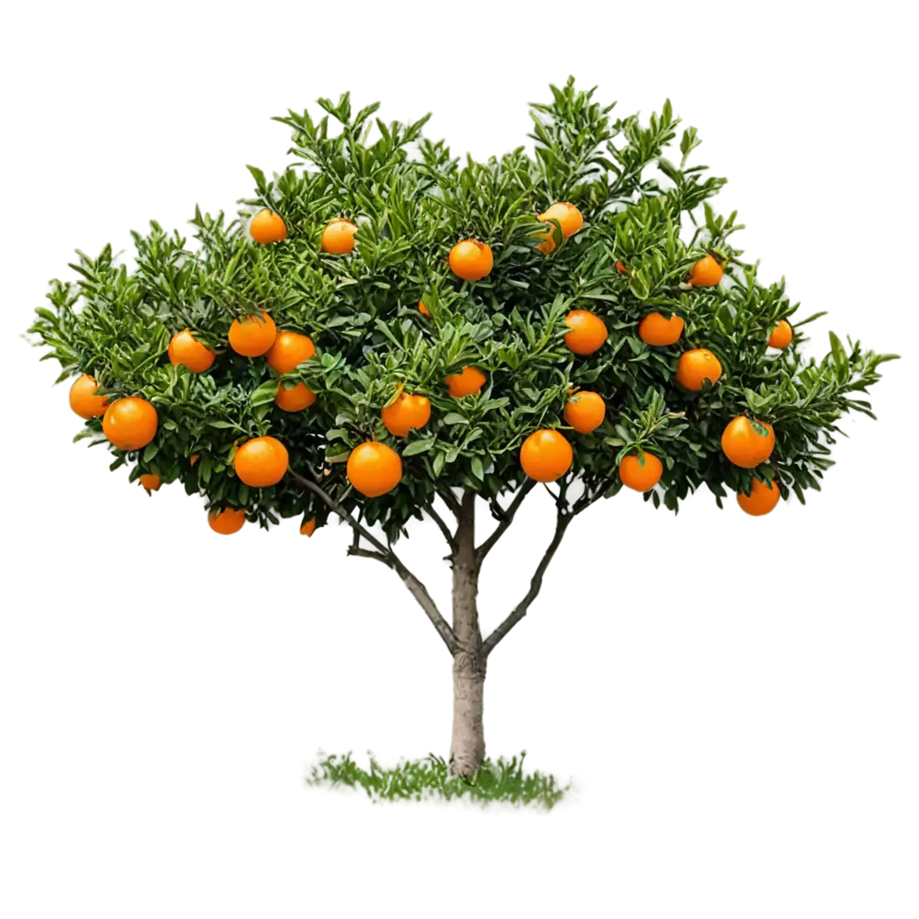 HighQuality-Orange-Tree-PNG-Image-for-Versatile-Usage