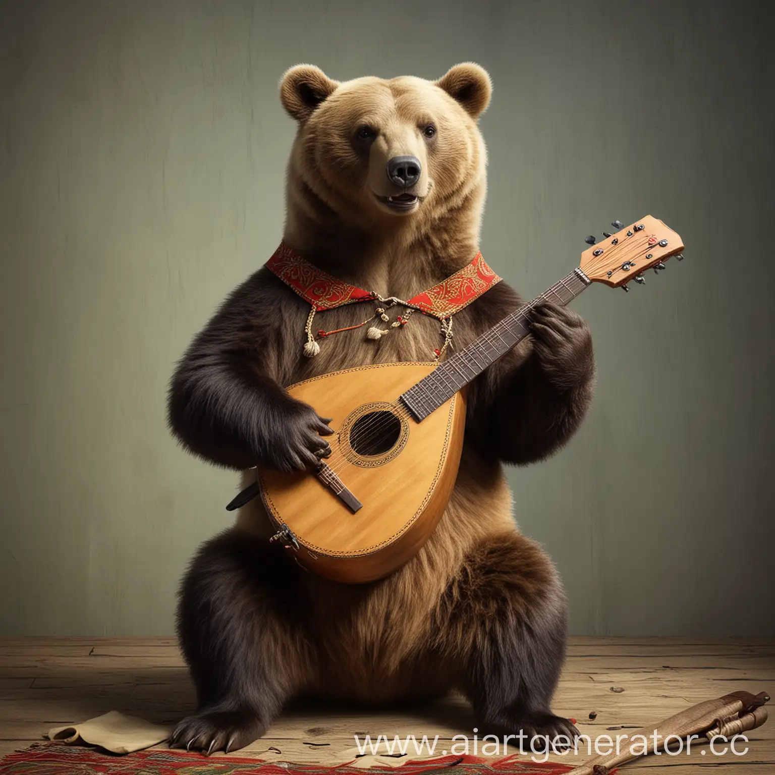 Yandex-Bear-Playing-Balalaika-Whimsical-Illustration-of-a-Musical-Bear